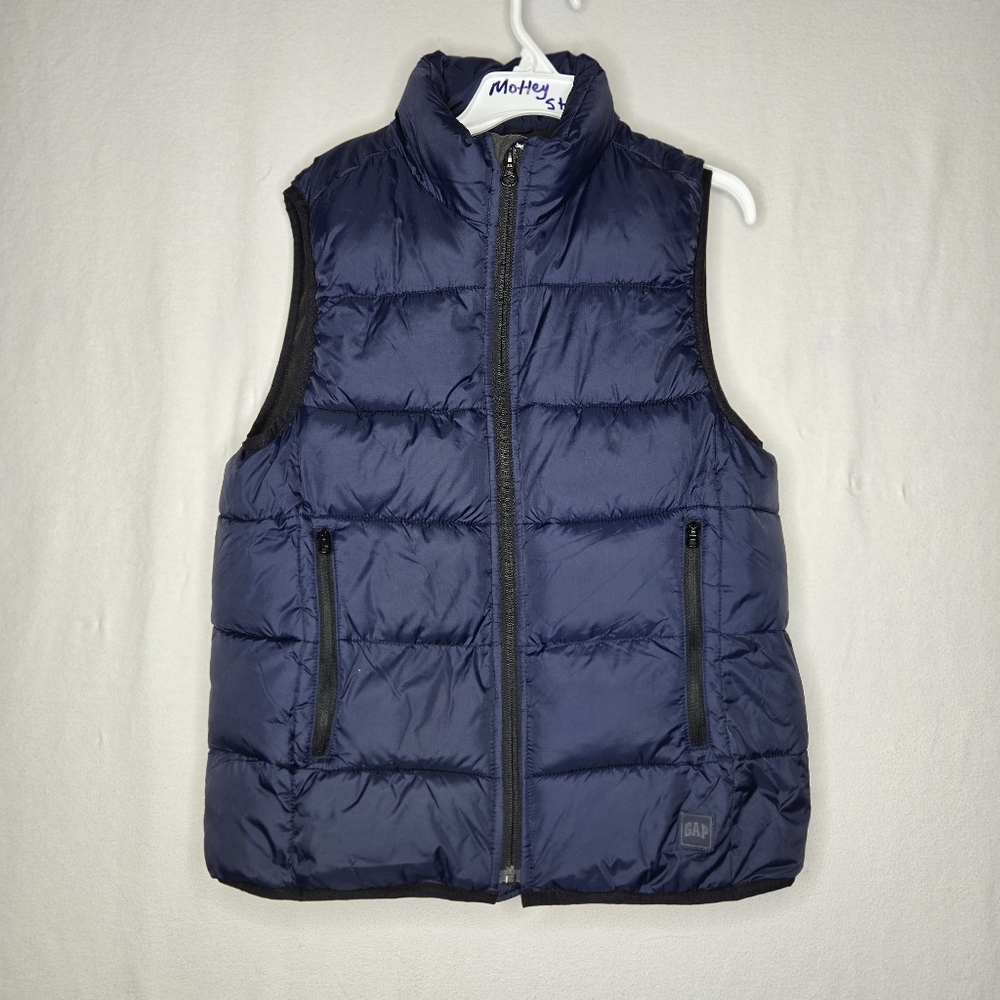 Gap Kids Navy Puffer Vest Size Large Regular
